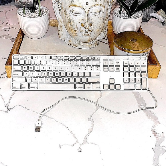 Apple USB Wired Aluminum Numeric Keyboard, Model No. A1243. - Picture 4 of 7